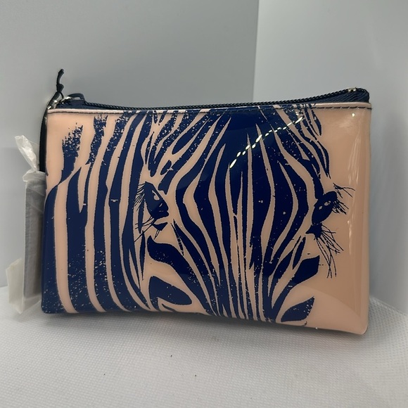 catseye london Handbags - Catseye London Zebra Print Makeup Bag - New with Tags!